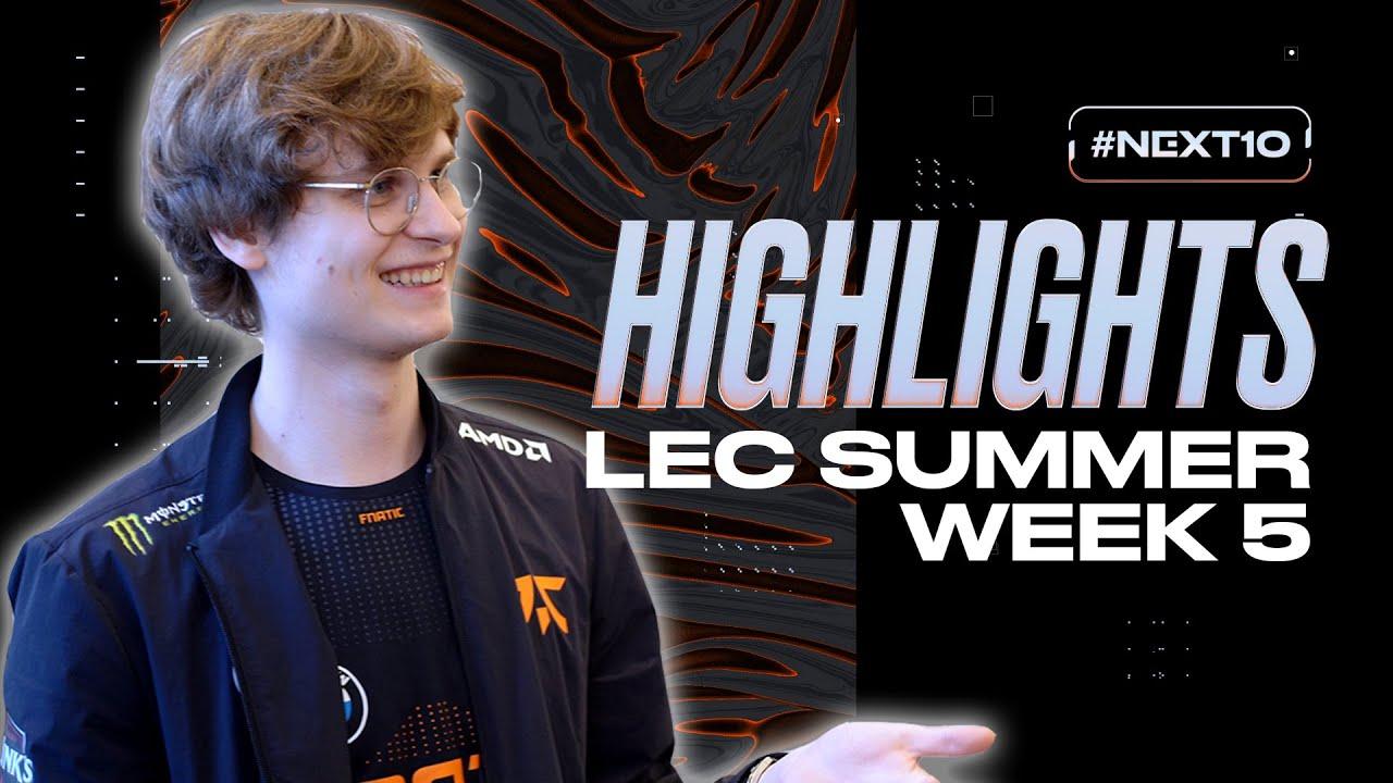 "DON'T TALK!!!" | 2021 LEC Highlights Summer Week 5 thumbnail