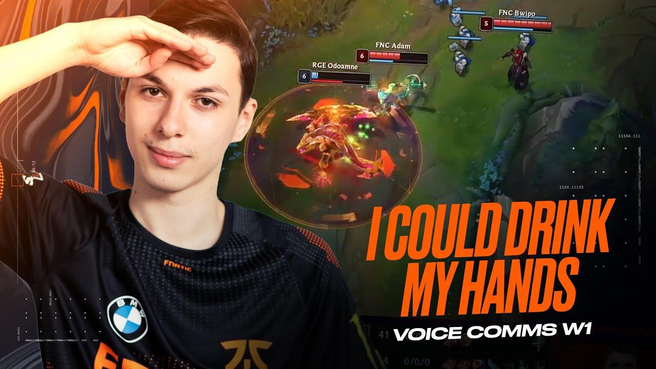 "I could DRINK my HANDS!" | 2021 LEC Summer Voice Comms Week 1 thumbnail