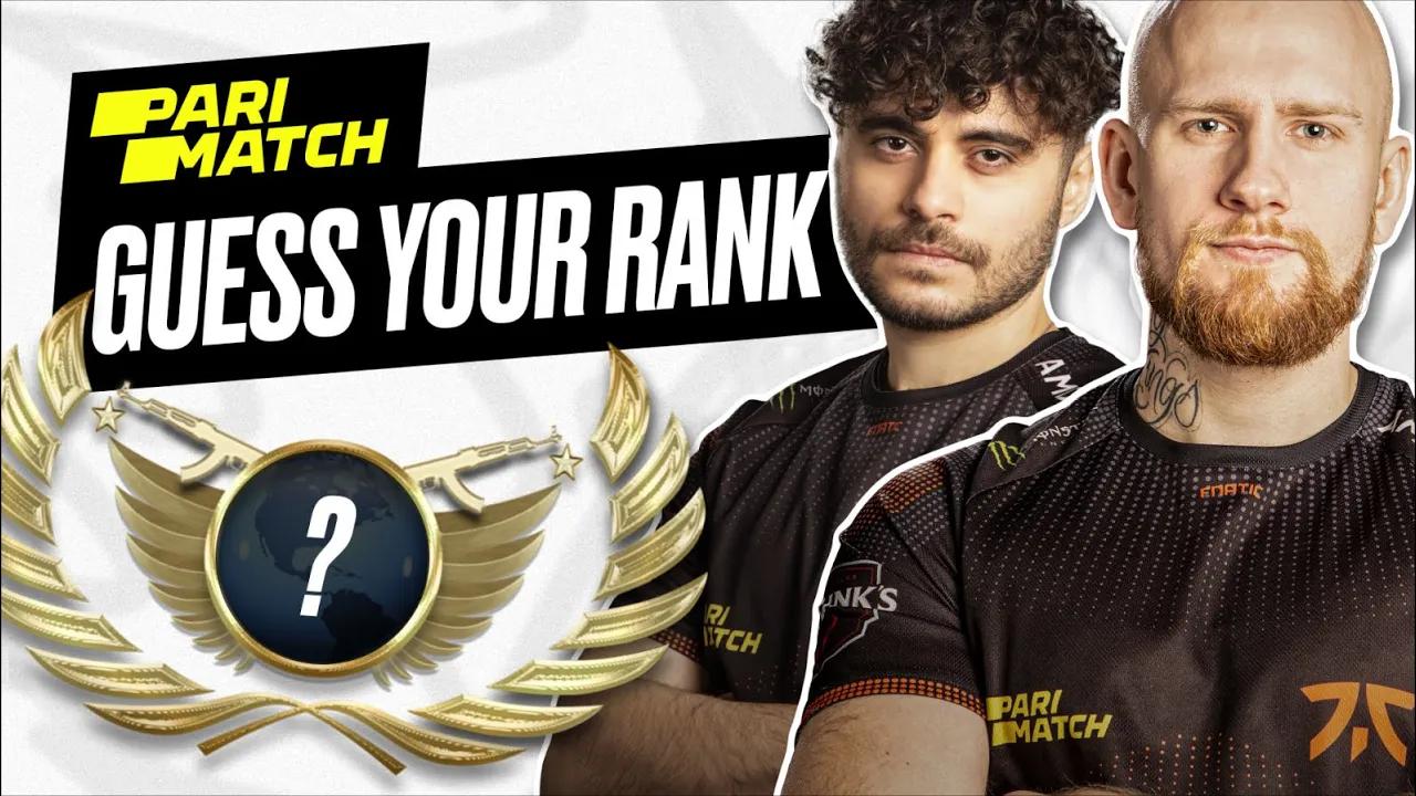 Fnatic CS:GO try to Guess YOUR Rank (ft. Krimz & Golden) thumbnail