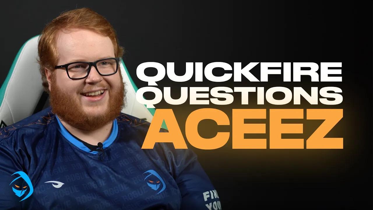 Quickfire Questions with AceeZ | Rogue Rainbow6 Siege thumbnail