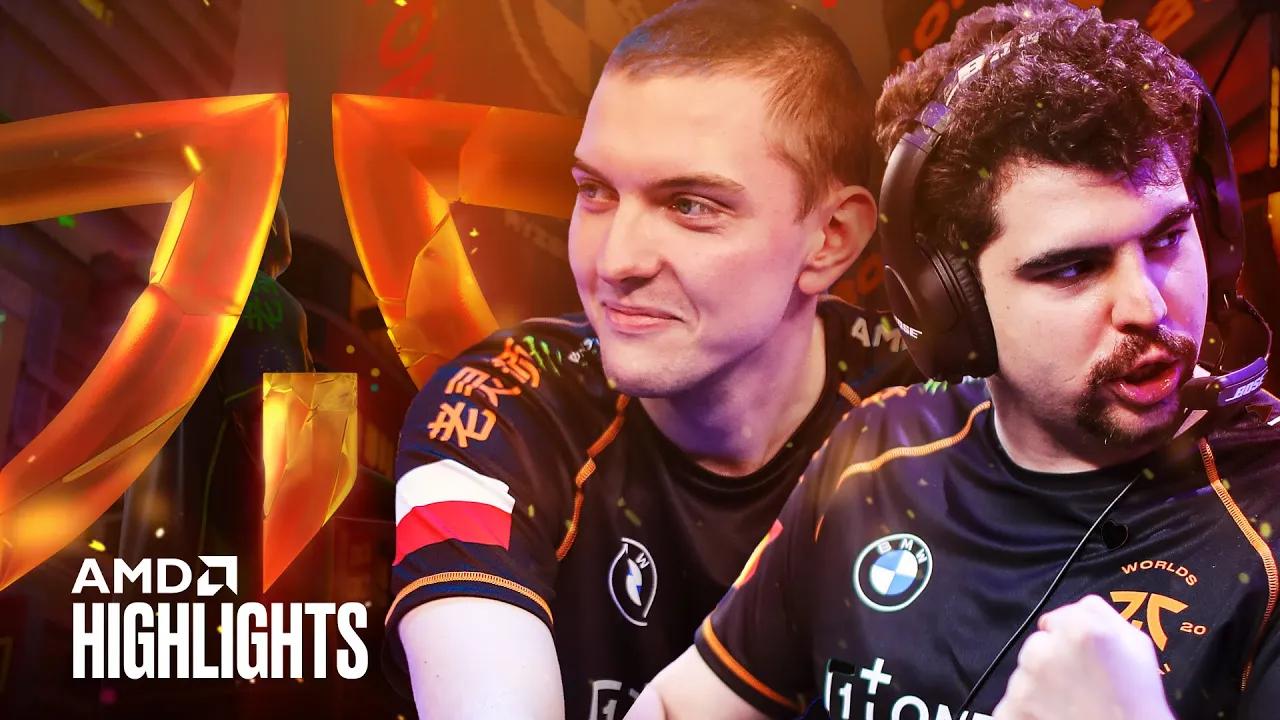 QUARTERFINALS BABY!! | Fnatic Highlights - Worlds Groupstage W2 thumbnail