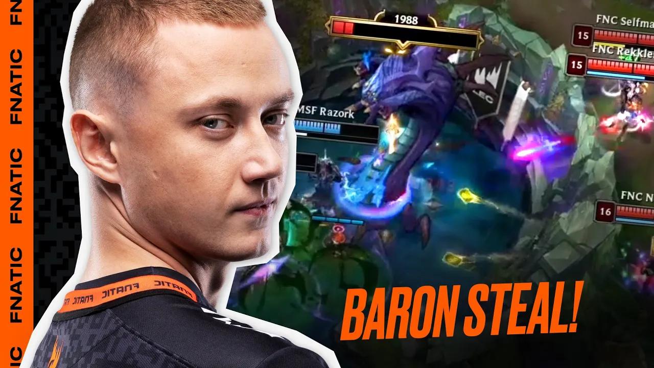 REKKLES BARON STEAL! | LEC 2020 Summer Highlights (Week 1) thumbnail