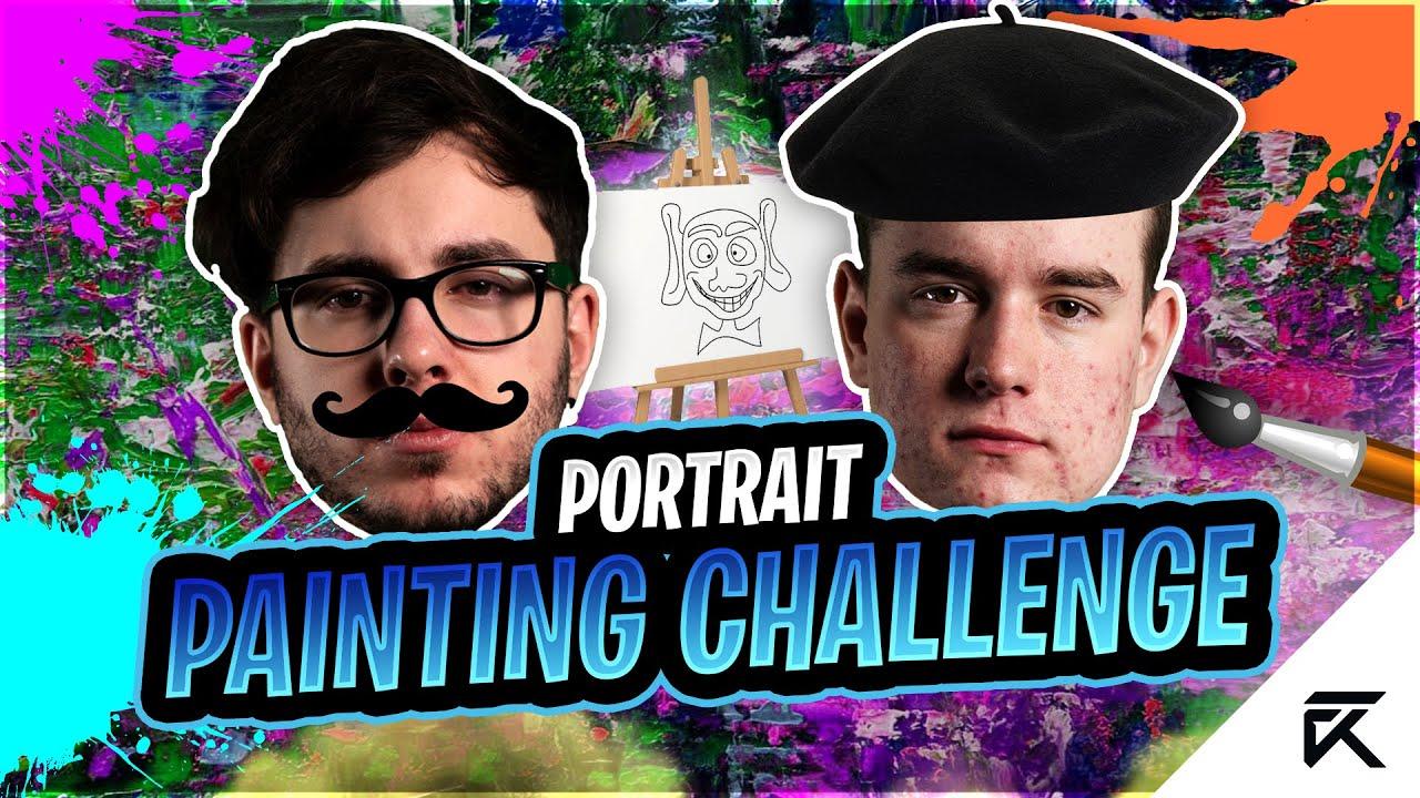 Send0o The Expert Painter | Portrait Painting Challenge ft. Sendo & Taxer thumbnail