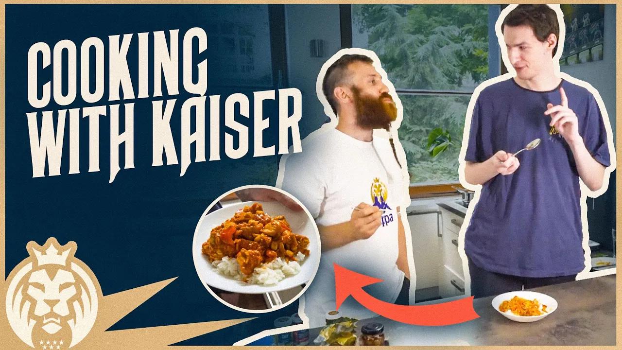 THE KAISER OF THE KITCHEN | COOKING WITH KAISER!! thumbnail