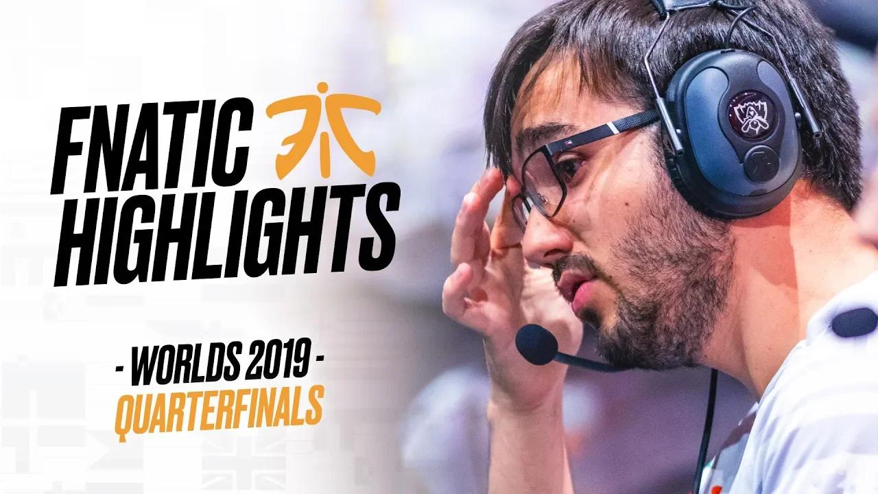 It was NOT enough... | Fnatic Highlights (Worlds Quarterfinal) thumbnail