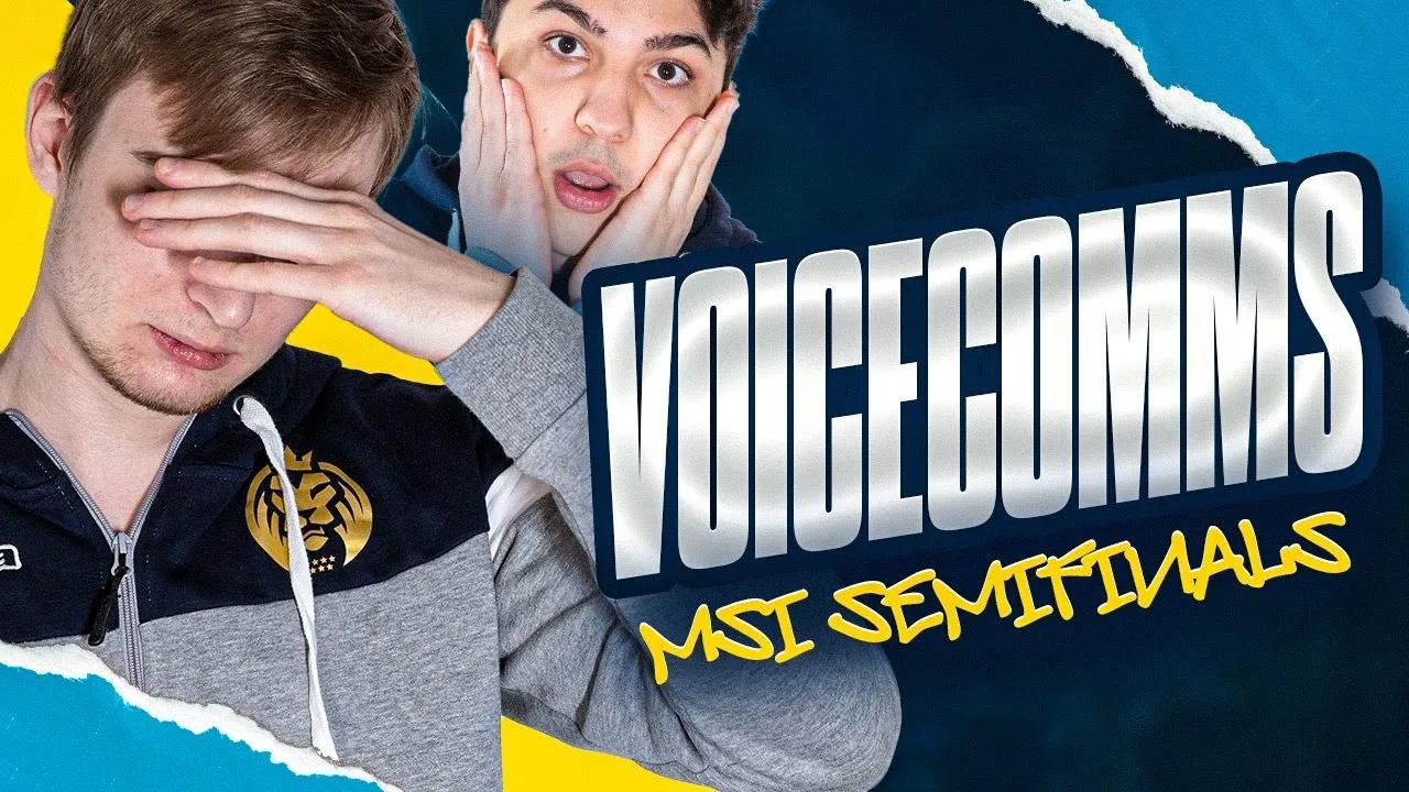 IT´S FINE BRO, IT´S JUST THE MOST IMPORTANT GAME IN OUR LIVES | MSI 2021 SEMIFINALS VOICECOMMS!! thumbnail