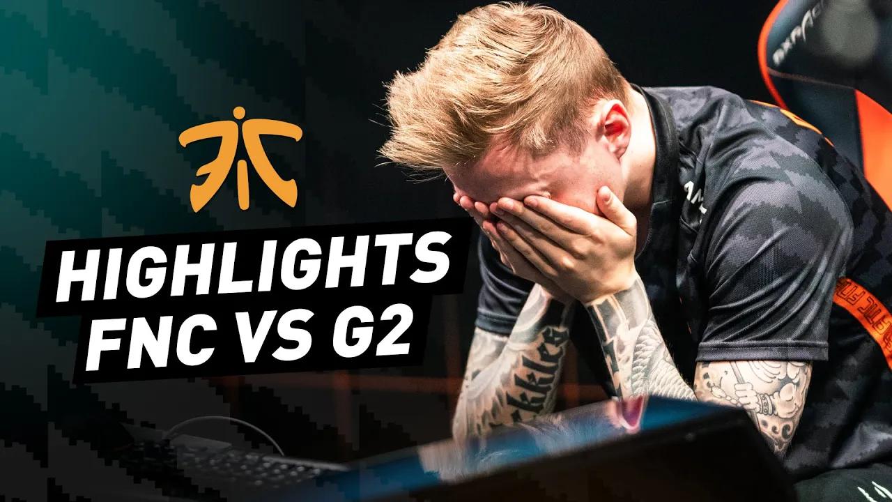 The Devastating Loss | Fnatic vs G2 Summer Finals Highlights thumbnail