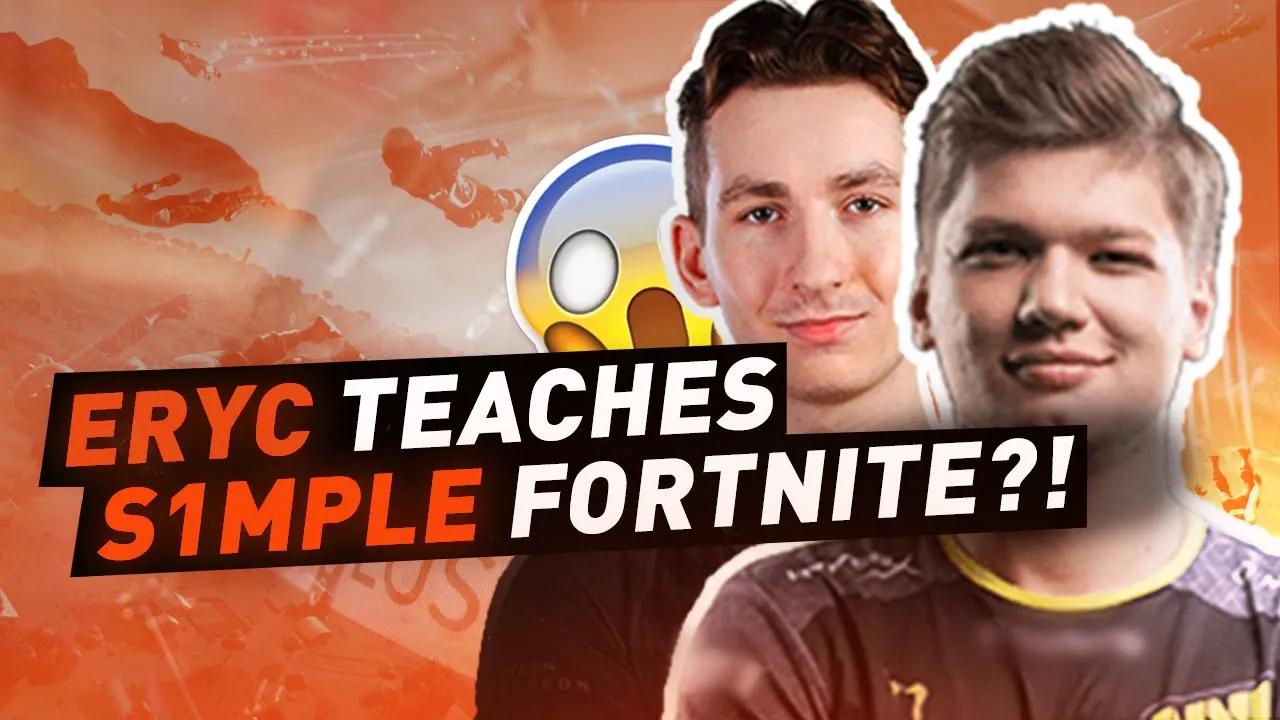 Eryc TEACHES s1mple FORTNITE 🤔 thumbnail