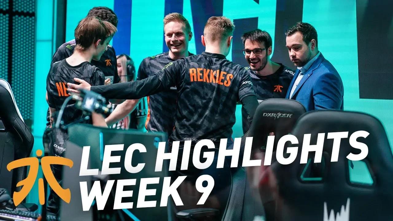 Fnatic Highlights | LEC Week 9 thumbnail