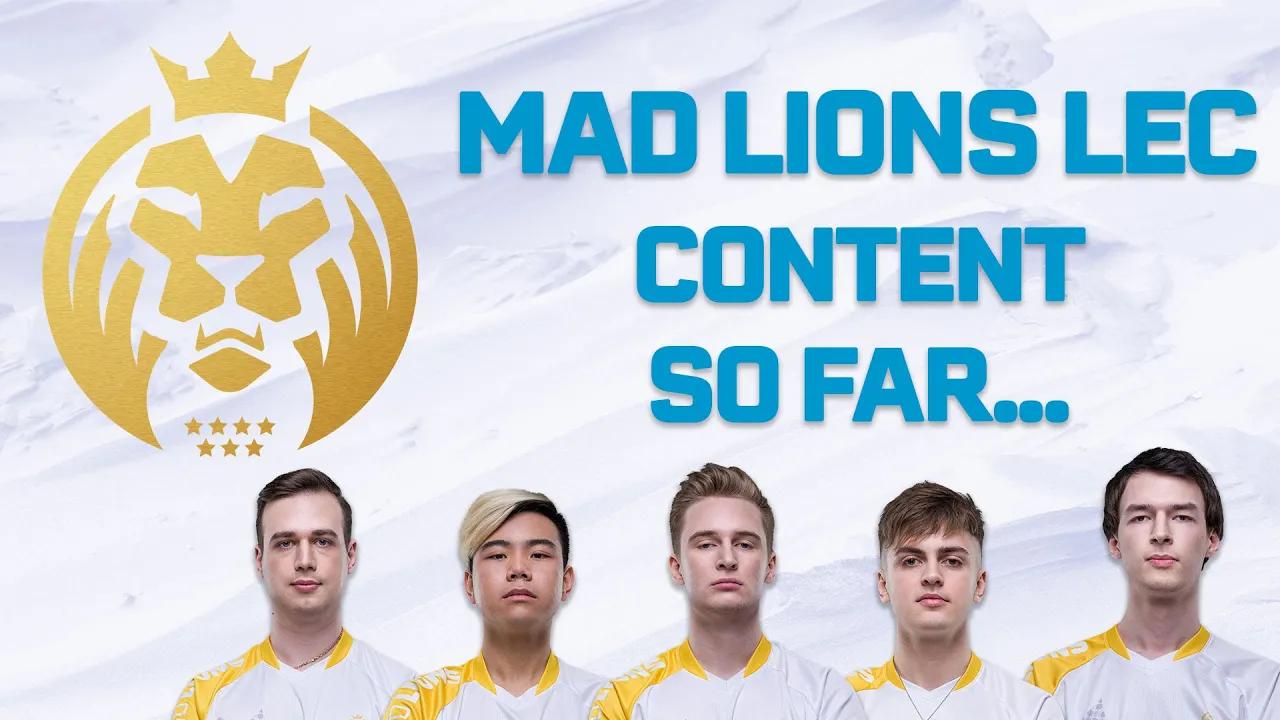 MAD Lions LEC Spring 2020 content so far thumbnail