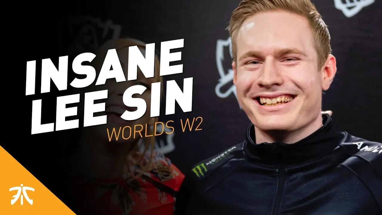 What happens when Broxah picks Lee Sin | Fnatic Highlights (Worlds W2) thumbnail