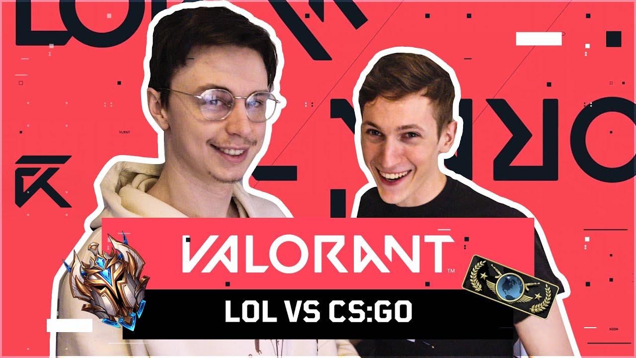 League of Legends Pro VS CS:GO Pro | VALORANT Gameplay thumbnail