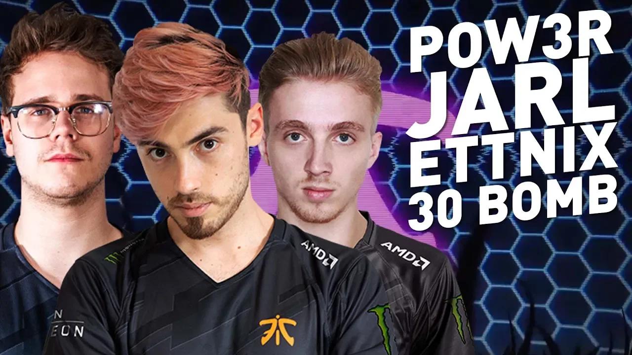 POW3R Trolls Team! - EPIC TRIO STREAM HIGHLIGHT - POW3R ETTNIX JARL - 30 BOMB - FNATIC FORTNITE thumbnail