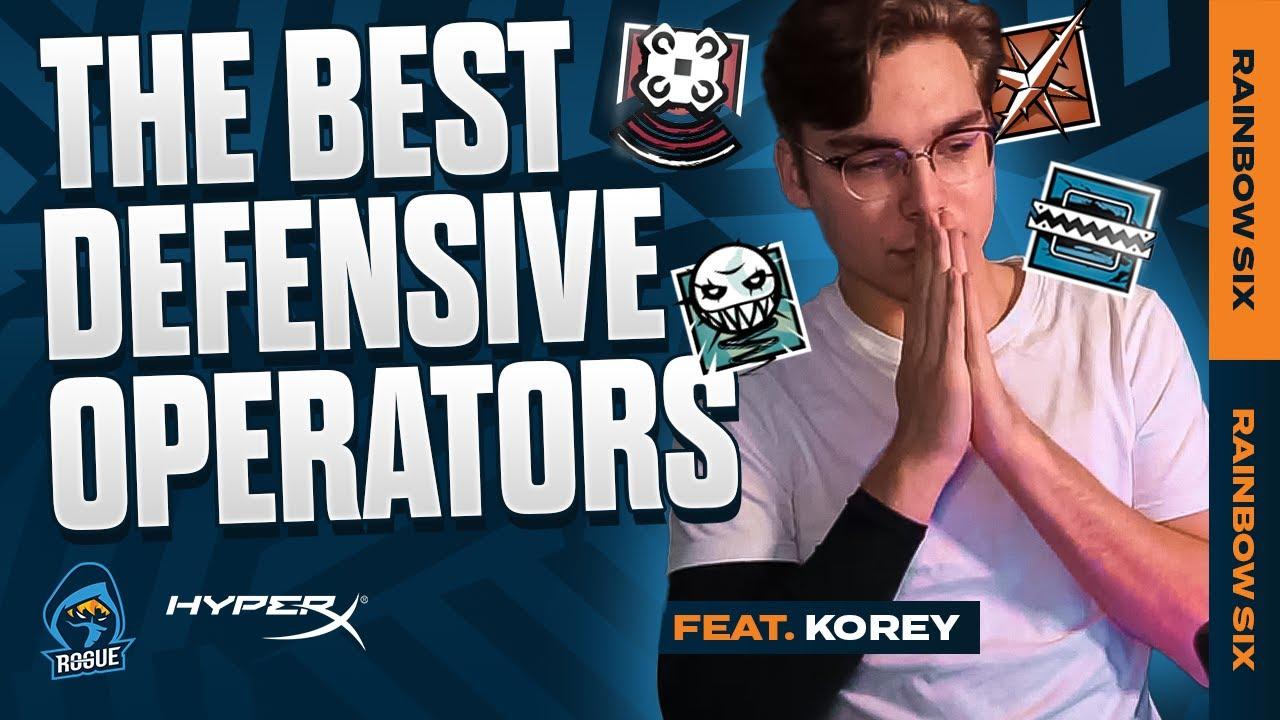 Korey reveals which operators will make you win ALL your defenses! | Rainbow Six Siege TierList thumbnail