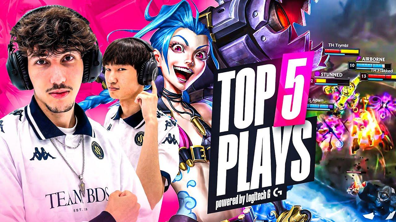 ICE WITH ANOTHER PENTAKILL! 🧊| Top 5 Plays of the LEC Weekend powered by Logitech G | Voice Comms thumbnail