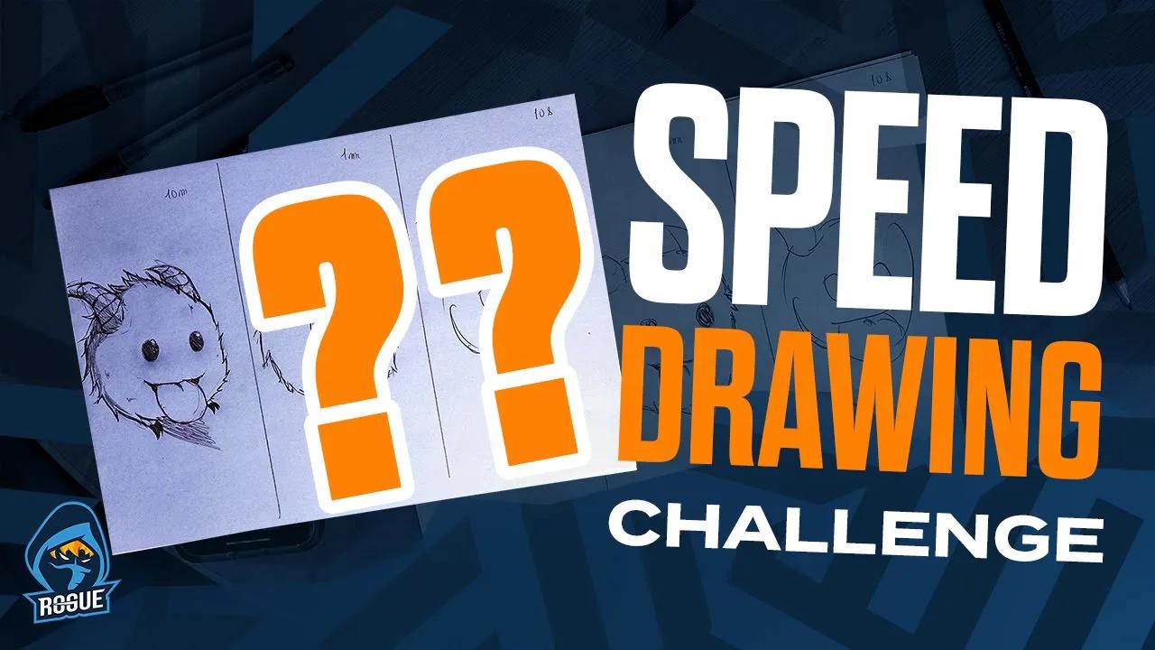 SPEED DRAWING CHALLENGE (10 Min/1 Min/10 Sec) with Hans sama thumbnail