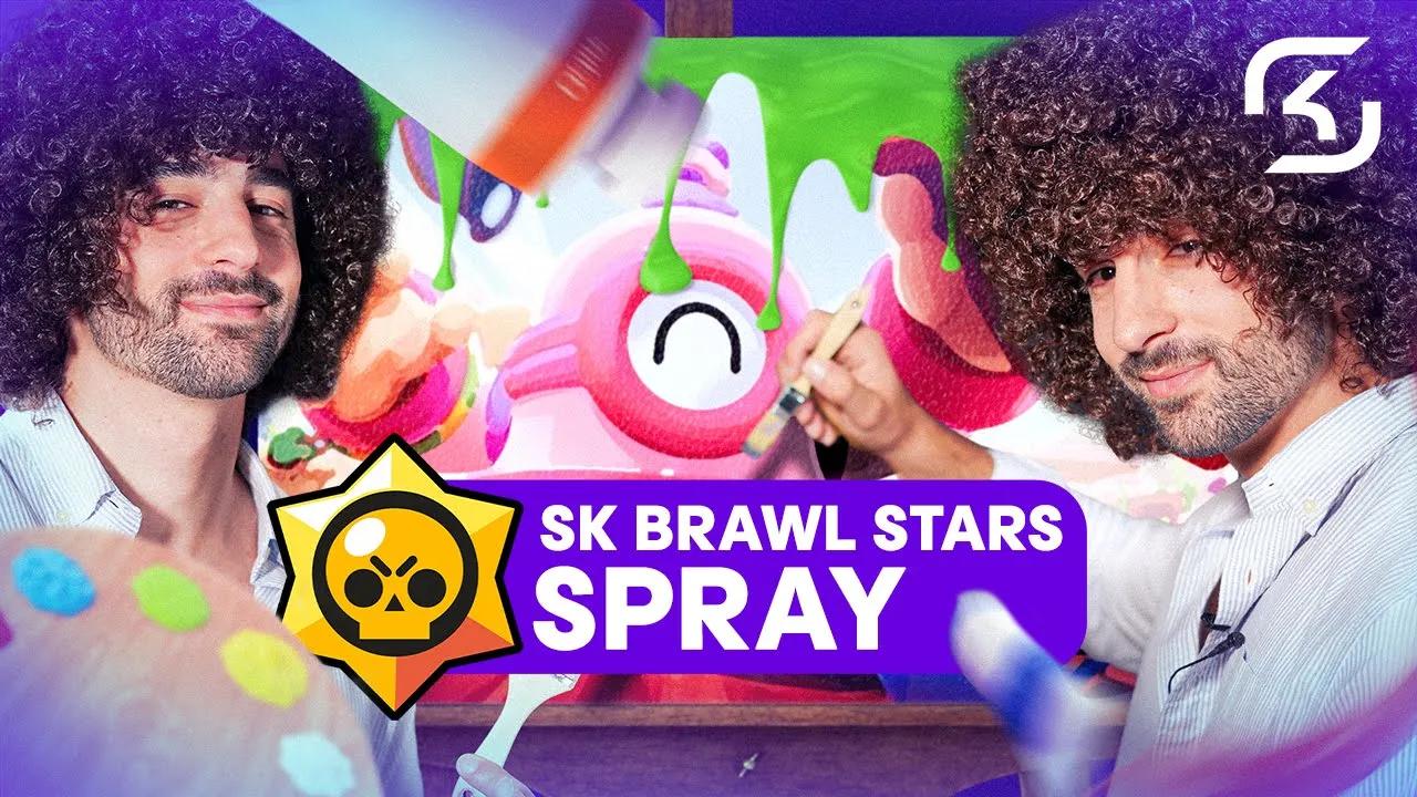 THE JOY OF SPRAYING | BRAND NEW SK GAMING SPRAY IN BRAWL STARS thumbnail