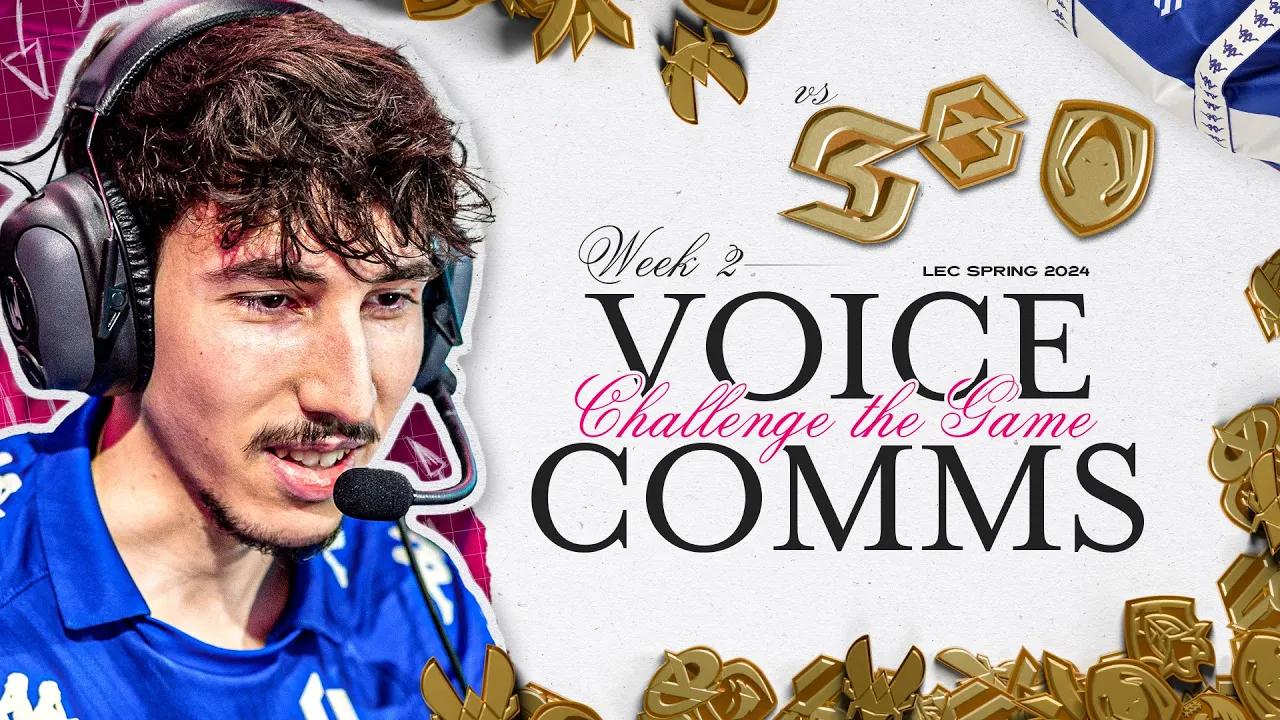 Pro Players Make PERFECT Wombo Combos ! | #LEC Voice Comms Spring Split 2024 | Week 2 thumbnail