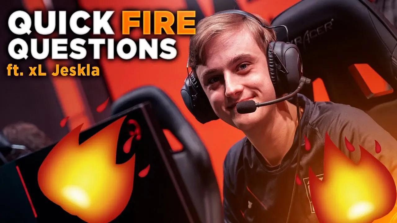 Quickfire Questions with Jeskla | League of Legends Pro Answers Funny Esports Questions thumbnail