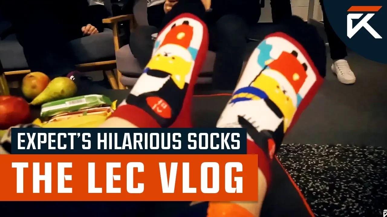 Expect's Hilarious Socks | The LEC Vlog | Episode 10 vs. Splyce thumbnail