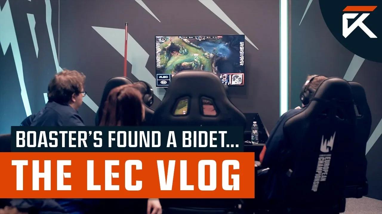 Boaster's Found a Bidet... | The LEC Vlog | Episode 6 vs. Schalke 04 Esports thumbnail