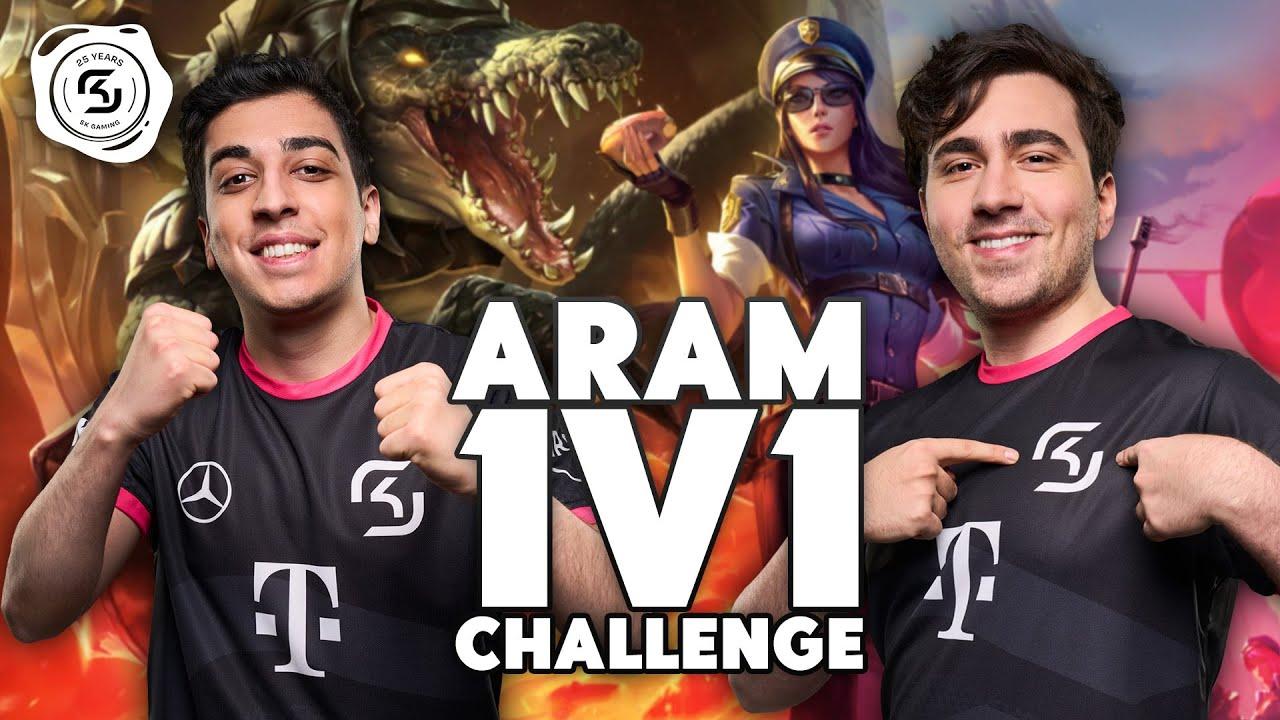 Playing League of Legends with your arms crossed: DISASTER | SK LEC ARAM 1v1 Challenge thumbnail