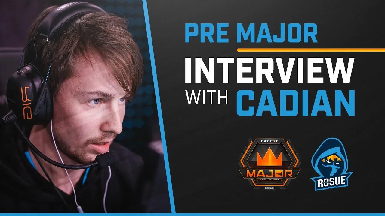 Rogue CS:GO | PRE MAJOR INTERVIEW WITH cadiaN thumbnail