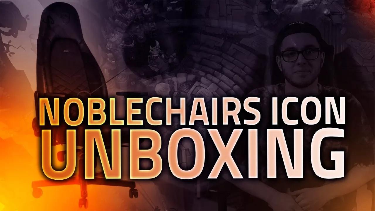 NOBLECHAIRS ICON SERIES UNBOXING AND REVIEW | HOW TO BUILD CHAIR AT THE OMEN GAMING HOUSE thumbnail