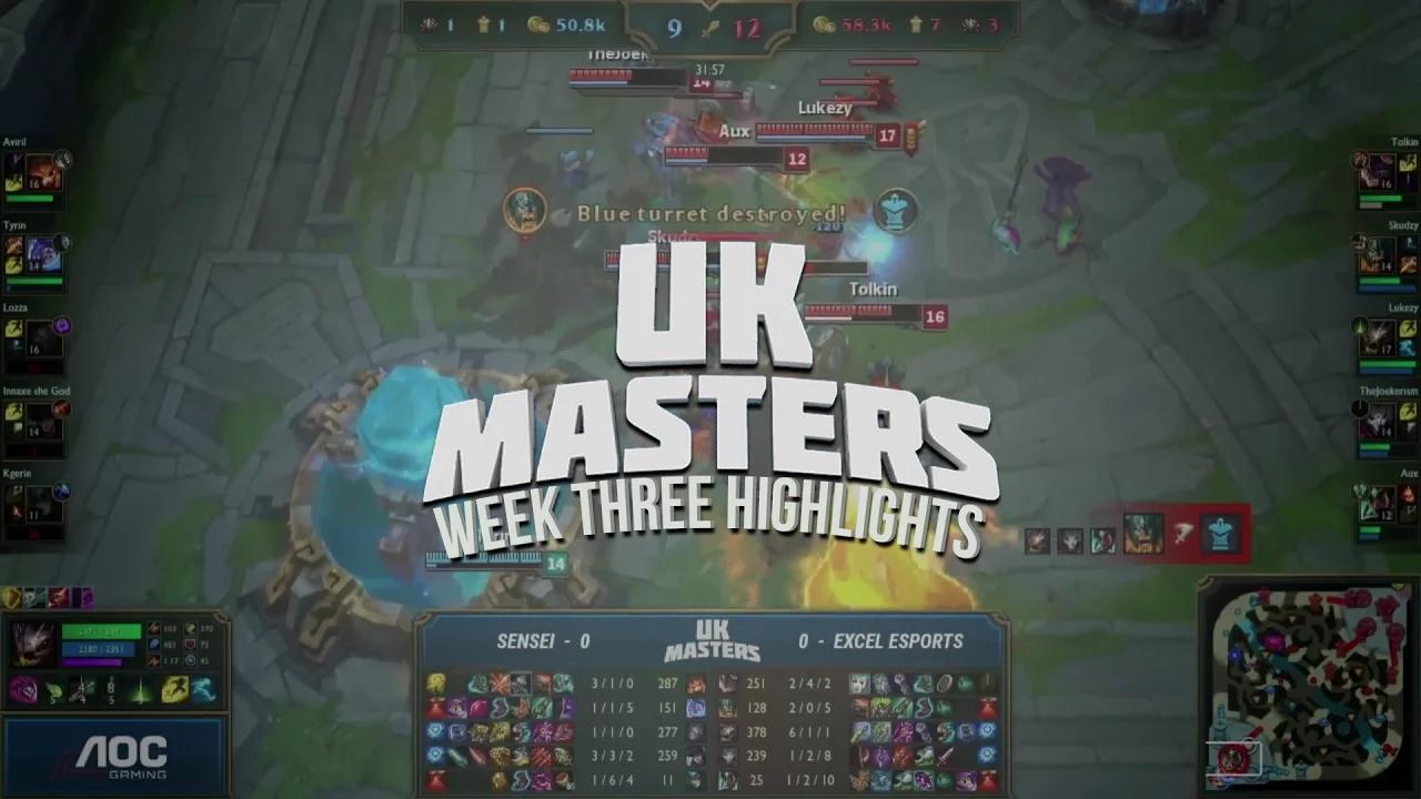 UK Masters Highlights - exceL vs Sensei (Week 3) thumbnail