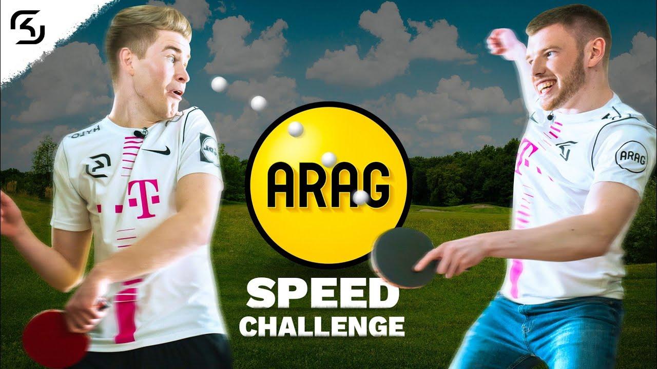 NiklasNeo & BigSpin vs Timo Boll | ARAG Speed Challenge thumbnail