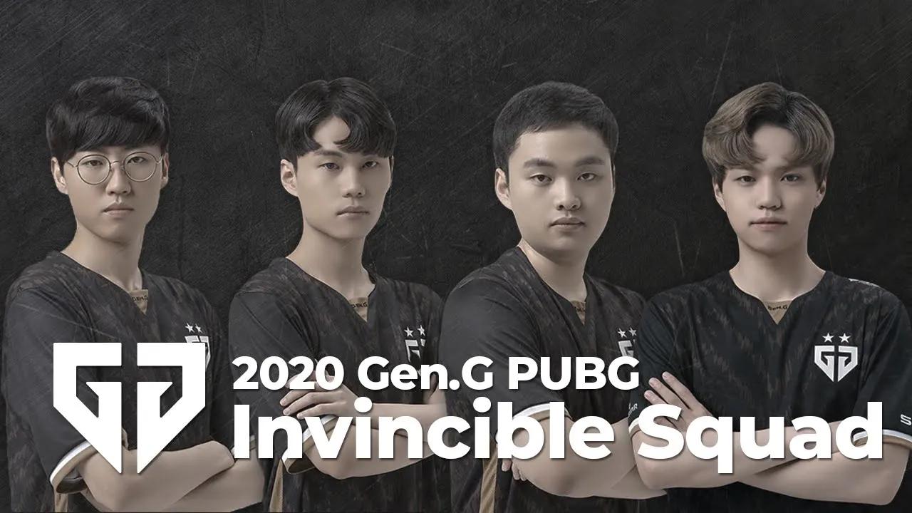 Invincible SquadㅣGen.G PUBG 2020 roster thumbnail