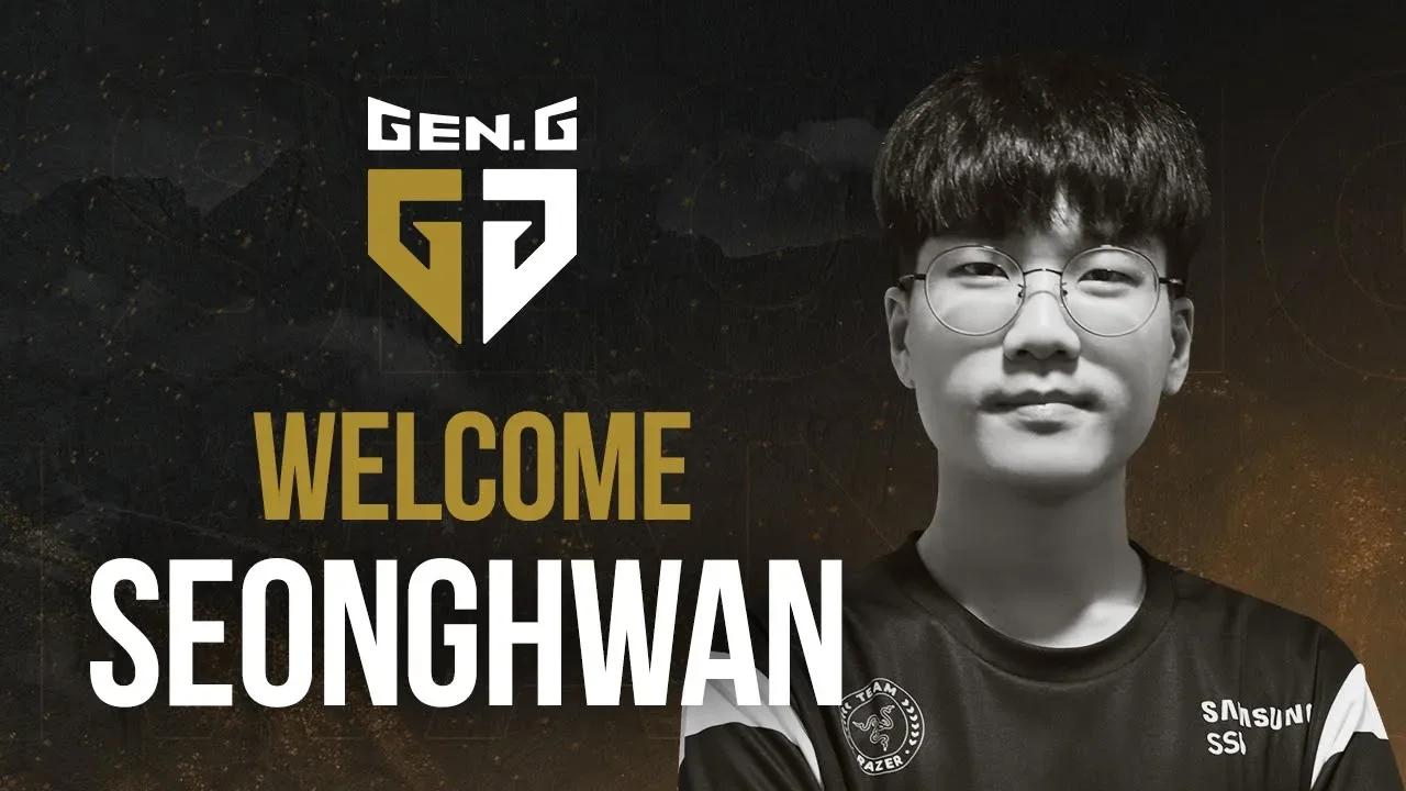 Gen.G LoL's new Jungler, SeongHwan thumbnail