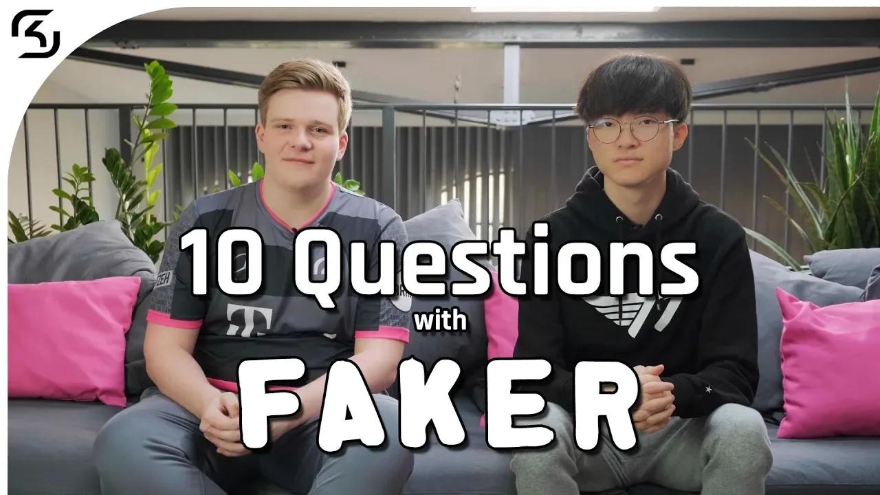 10 Questions with SKT T1 FAKER I League of Legends thumbnail