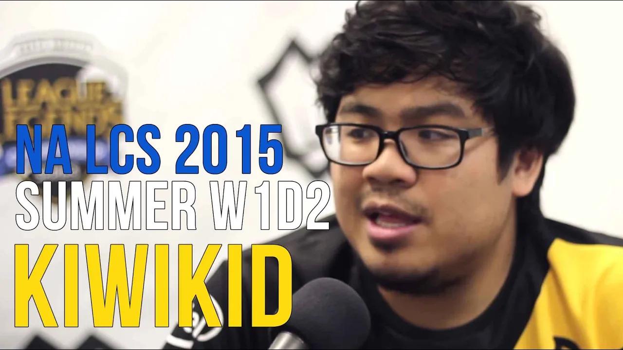 NA LCS 2015: KiWiKiD - "I'm just glad that we can show NA that we have what it takes." thumbnail