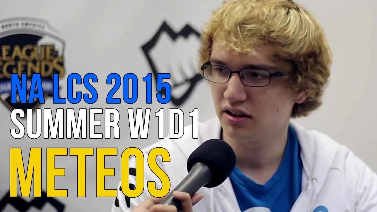 NA LCS 2015: Meteos - "The win doesn't mean we're better than TSM, we just had a better game." thumbnail