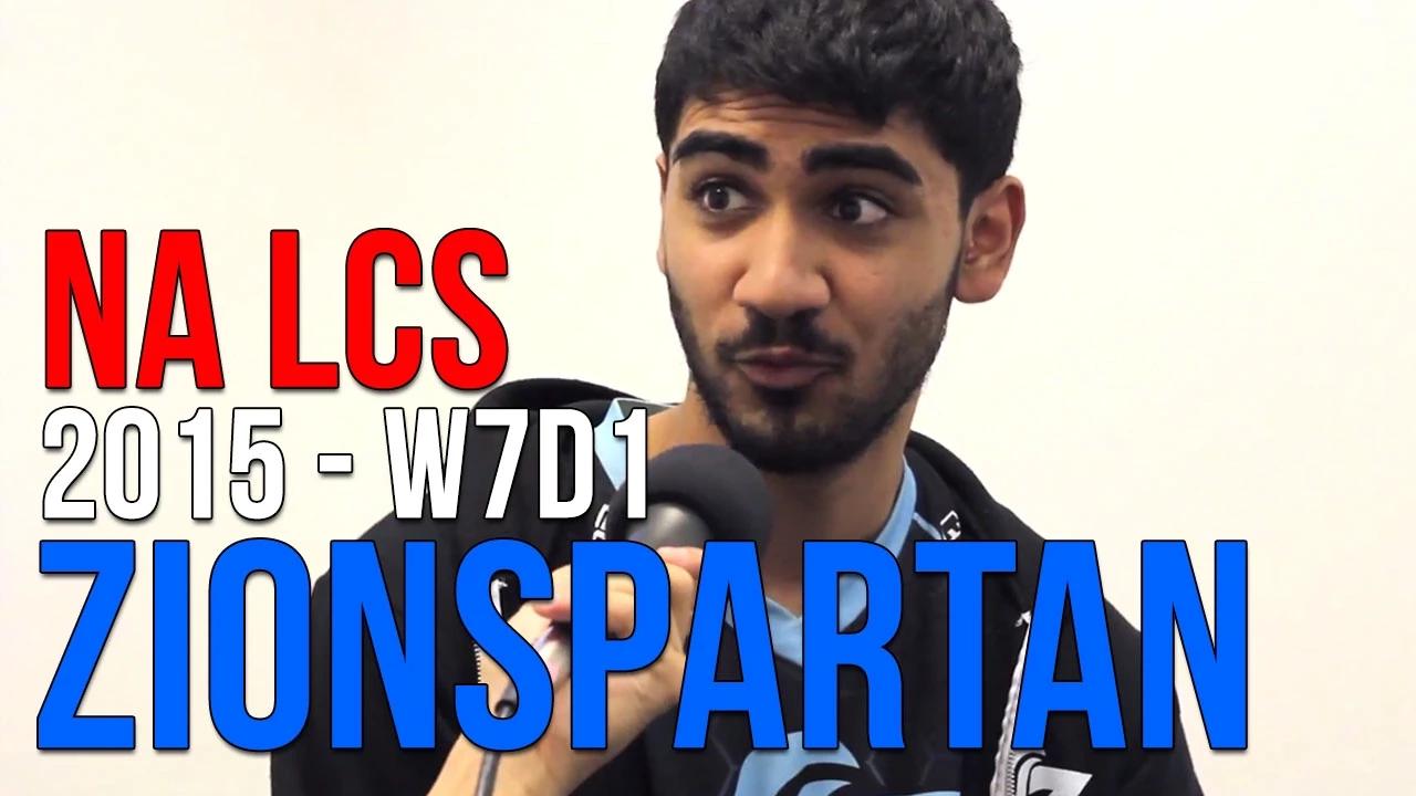 NA LCS 2015: ZionSpartan "I honestly don't expect anything less than first" thumbnail