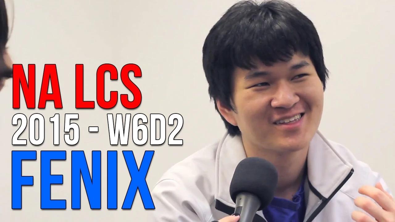 NA LCS 2015: Fenix "Our team comp is so good. So no problem." thumbnail