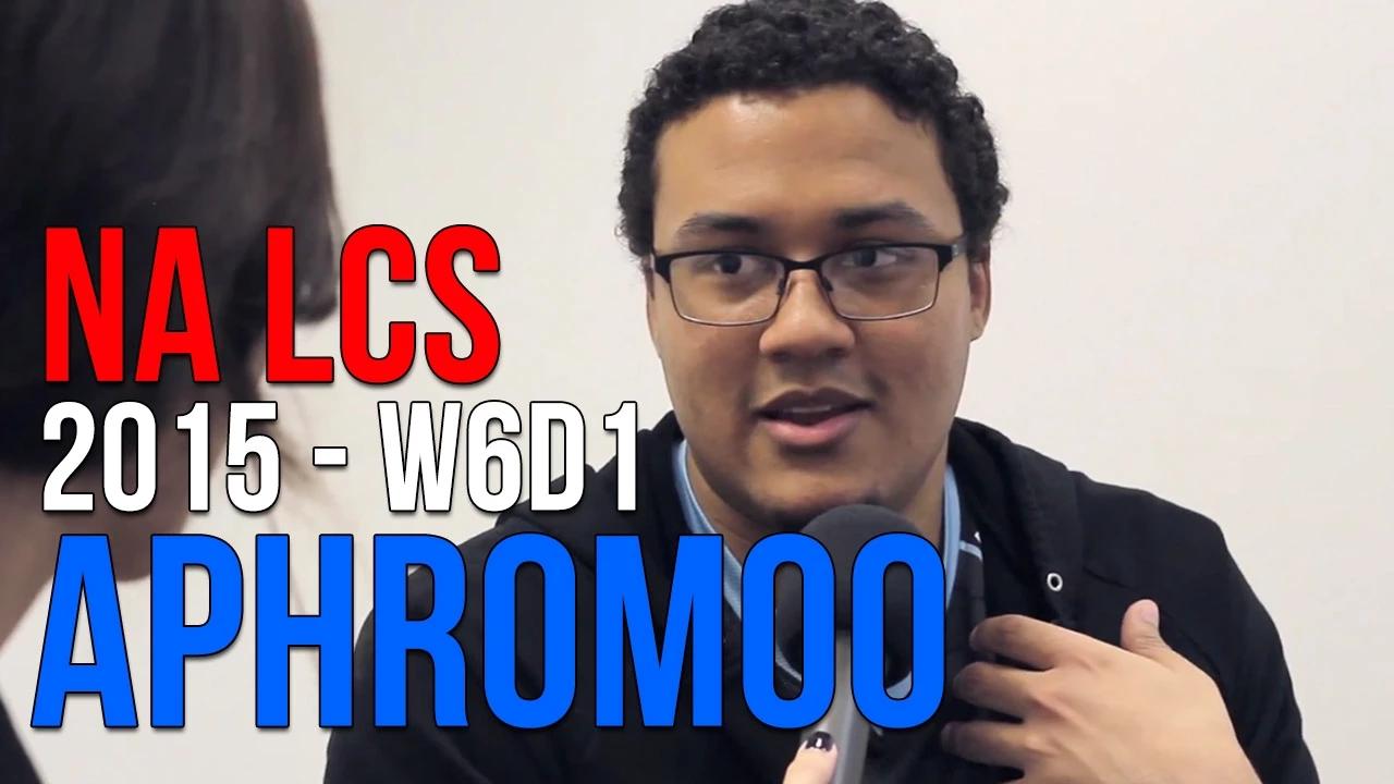 NA LCS 2015: Aphromoo "I can pick the right support for the right situation, and then play it well" thumbnail