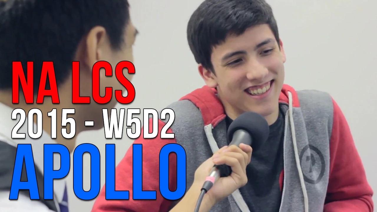 NA LCS 2015: Apollo "I feel bad for [Impact] because it's us losing the game rather than him..." thumbnail