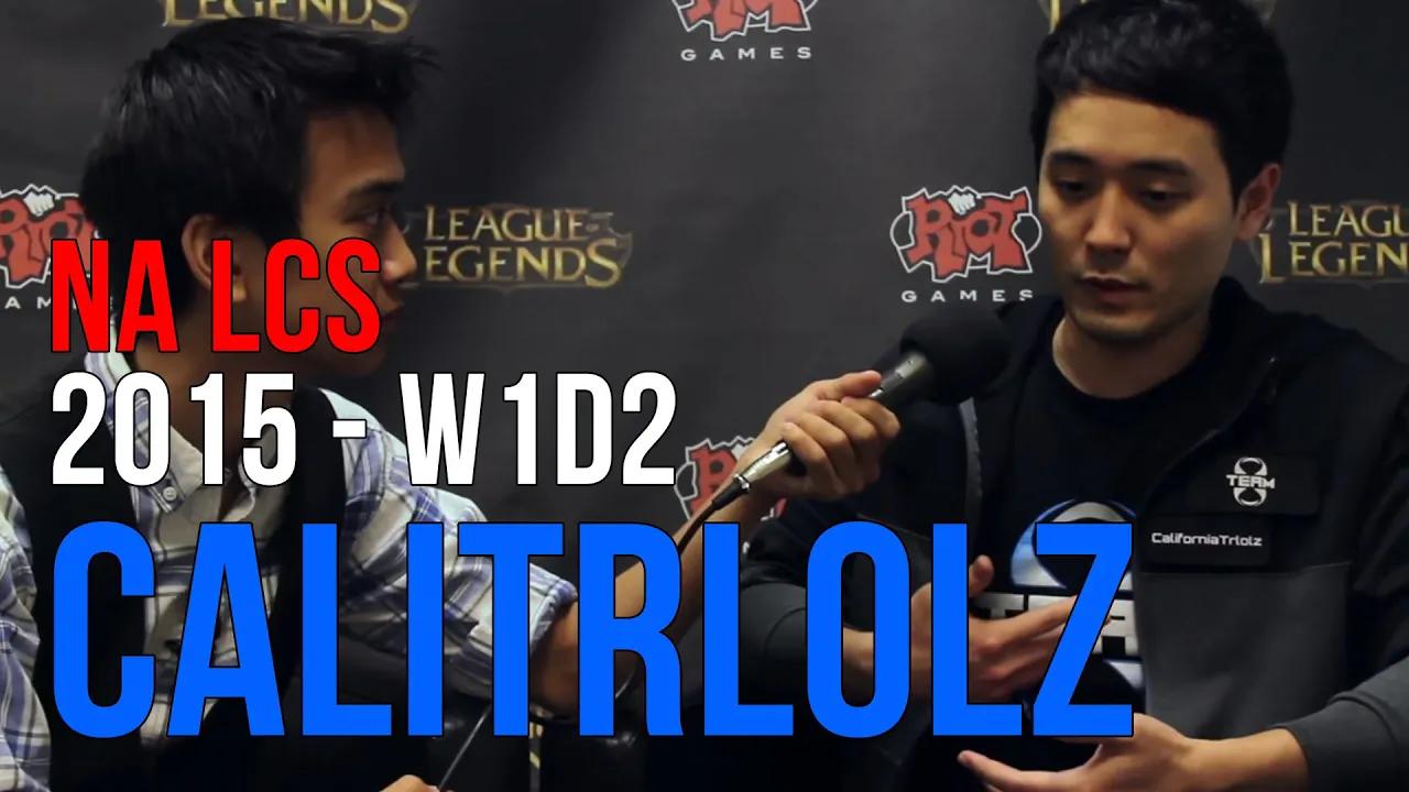 LCS NA 2015: CaliTrlolz "It feels good to be carried sometimes. (by Slooshi)" thumbnail