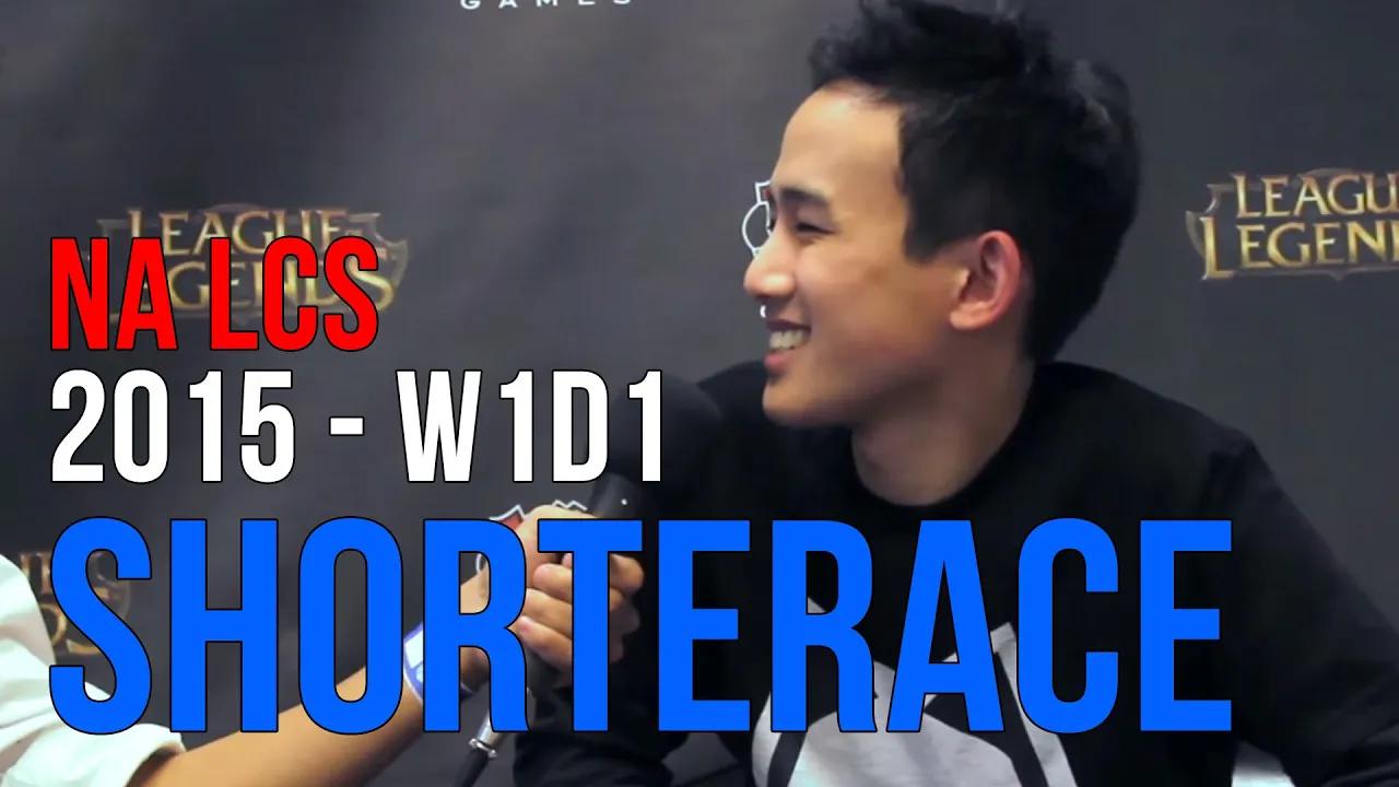 LCS NA 2015: ShorterACE "really hope Alex Ich is as good as people say" thumbnail