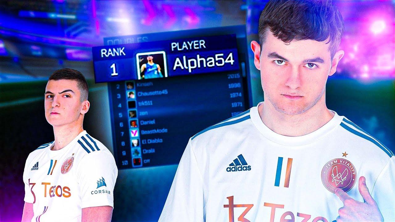 Speedrun top 1 monde Rocket League pour Alpha54 !! (feat petit tacle à la jugulaire de Kaydop 💛) thumbnail