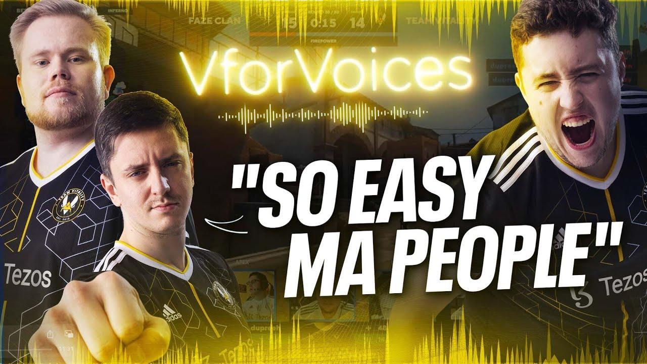 No expectation ma people, just play your game !! V FOR VOICES CS:GO Blast Premier Spring Groups 2022 thumbnail