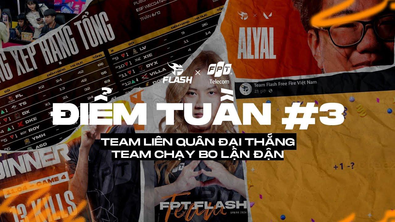 ĐIỂM TUẦN #3 | TEAM LIÊN QUÂN ĐẠI THẮNG - TEAM CHẠY BO LẬN ĐẬN thumbnail