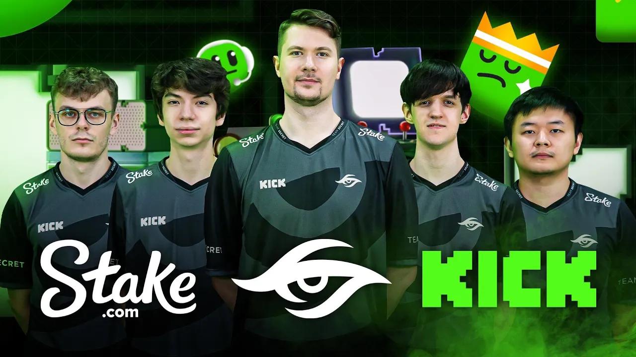 Team Secret Enters Partnership With Stake & Kick! thumbnail