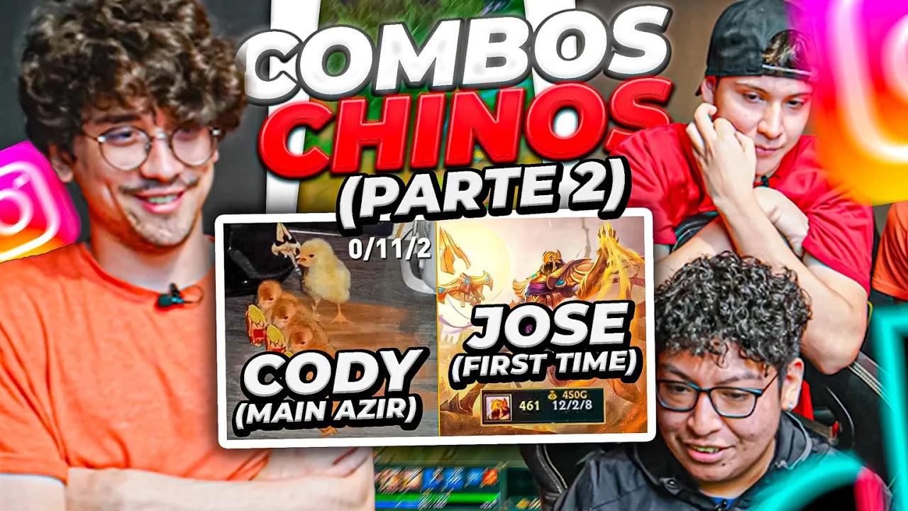 JUGADORES PROFESIONALES INTENTAN HACER COMBOS IMPOSIBLES PT2 thumbnail