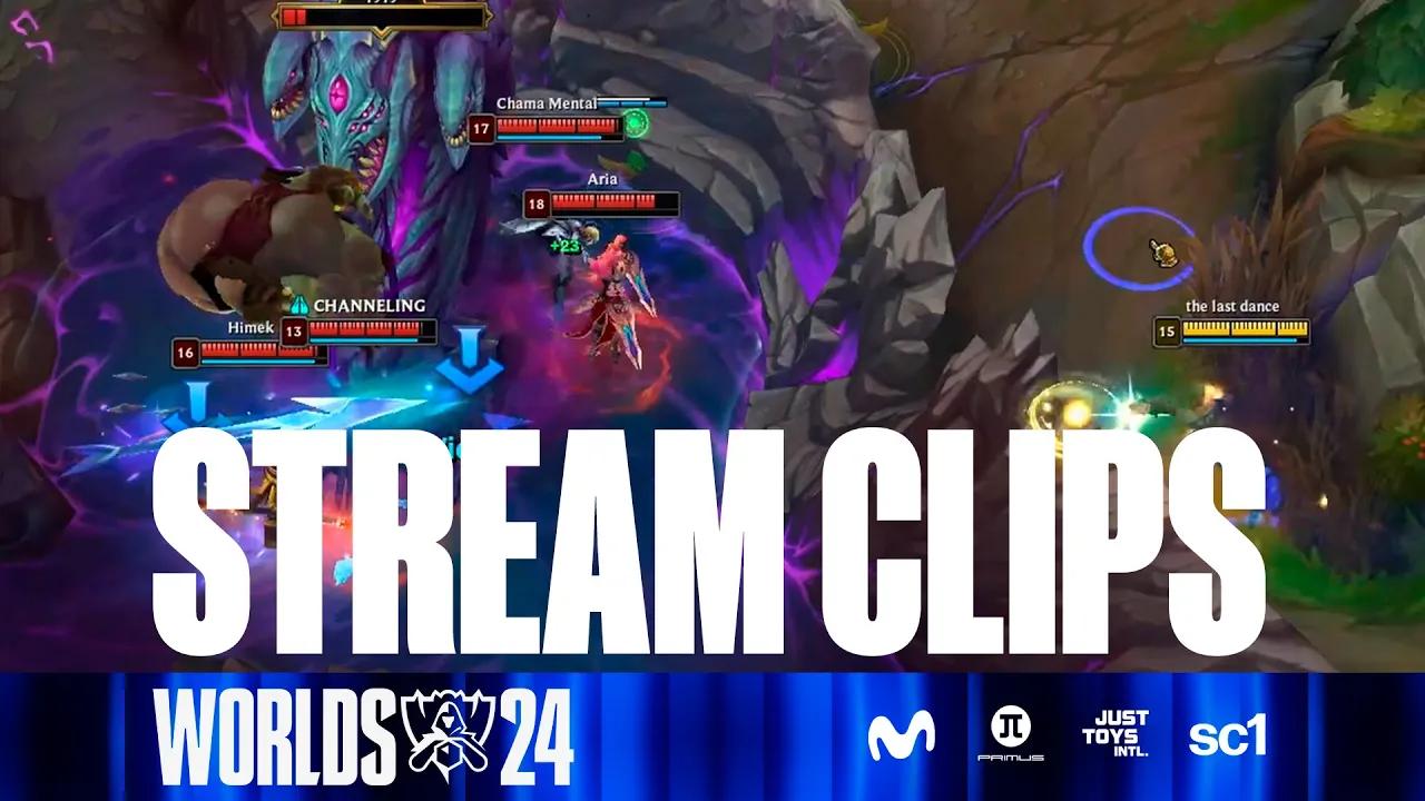 ¿QUIÉN SE ROBA EL BARON: EL ADC O EL JG? | Movistar R7 Stream Clips #1 | Worlds 2024 thumbnail