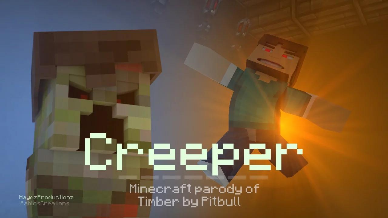 ♪CREEPER♪ - A Minecraft Parody of Pitbull - Timber *NEW VERSION* thumbnail