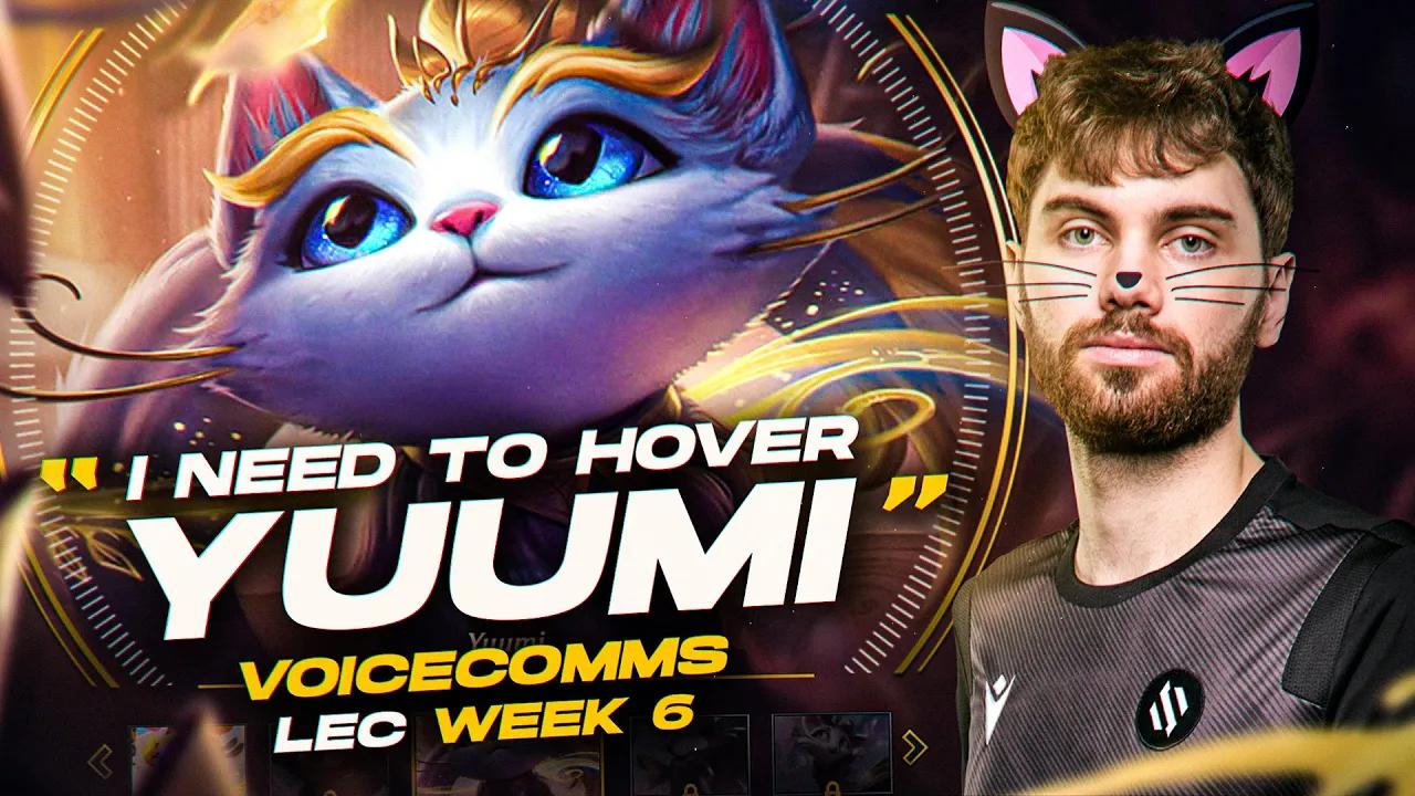 Hovering Yuumi for the girlfriend 🥰  - #LEC 2022 VOICE COMMS WEEK 6 thumbnail