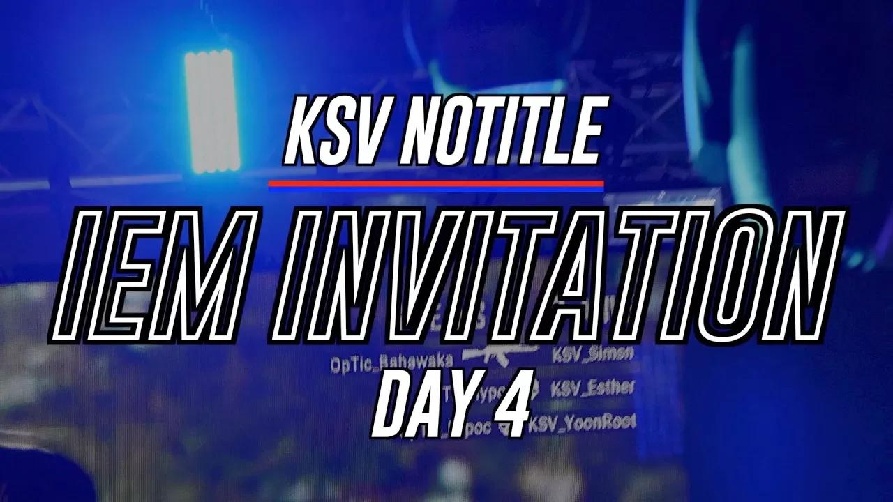 [KSV NTT] IEM Match Day 2 |  아쉬웠던 IEM 대회 마지막 날 thumbnail